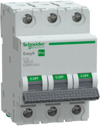 Schneider Electric EASY9 PRO EZ9F57313 Kismegszakító 3P, 13A, C karakterisztika, 6 kA (EZ9F57313)