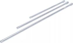 BGS Set prelungitoare cu antrenare 12, 5 mm (1/2"), lungime 450 / 600 / 750 mm, 3 piese, BGS 6856 (B-6856)