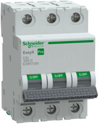 Schneider Electric EASY9 PRO EZ9F57350 Kismegszakító 3P, 50A, C karakterisztika, 6 kA (EZ9F57350)