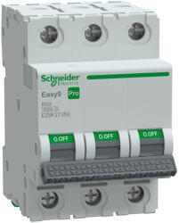 Schneider Electric EASY9 PRO EZ9F27350 Kismegszakító 3P, 50A, B karakterisztika, 6 kA (EZ9F27350)