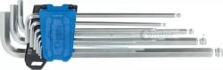 CONDOR Set chei în L, 9 bucăți, lung, dușă hexagonală 1, 5-10 mm, Condor 1121-1 (CR-1121-1) Cheie imbus