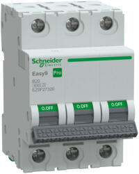 Schneider Electric EASY9 PRO EZ9F27320 Kismegszakító 3P, 20A, B karakterisztika, 6 kA (EZ9F27320)