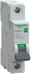 Schneider Electric EASY9 PRO EZ9F57116 Kismegszakító 1P, 16A, C karakterisztika, 6 kA (EZ9F57116)