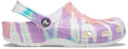 Crocs Saboti Crocs Classic Tie-Dye Graphic Clog Multicolor - Fresco/Multi 46-47 EU - M12 US