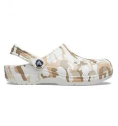 Crocs Saboti Crocs Classic Printed Camo Clog Alb - White/Multi 37-38 EU - M5/W7 US