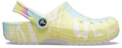 Crocs Saboti Crocs Classic Tie-Dye Graphic Clog Alb - White/Multi 46-47 EU - M12 US
