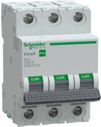Schneider Electric EASY9 PRO EZ9F27310 Kismegszakító 3P, 10A, B karakterisztika, 6 kA (EZ9F27310)