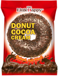 Lubimka DONUT Fánk kakaós krémmel töltve, kakaós bevonattal és dekorációval 60g
