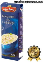 Riceland kerek rizs 500g