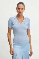GUESS pulóver PAULA könnyű, női, W5RR25 Z2U00 - kék XL