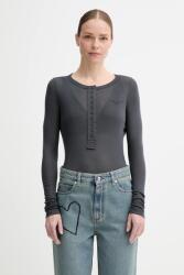 Zadig&Voltaire pamut hosszúujjú szürke, JWTS02690 - szürke S