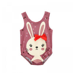 drool Costum de baie Iepuri cu fundita Drool (Culoare: Burgundiu, Marime: 100) (drl47b2p11)