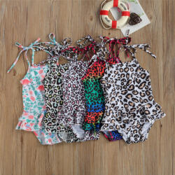 drool Costum de baie cu volan si bretelute Drool (Marime: 90, Model: Flamingo) (drl47b2ua1)