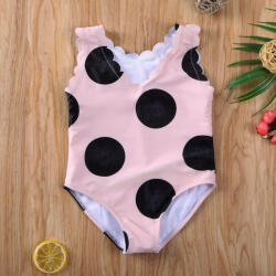 drool Costum de baie cu buline mari Drool (Culoare: Bleu, Marime: 120) (drl47b2v10)
