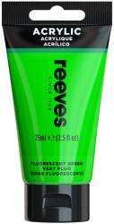 Reeves Akrilfesték fluoreszkáló zöld 75ml Reeves