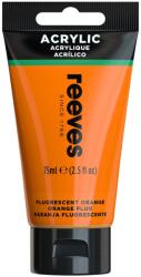 Reeves Akrilfesték fluoreszkáló narancs 75ml Reeves