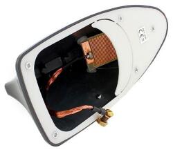 Antena auto activa AM - FM tip "SHARK TAIL" culoare ALB FAVLine Selection