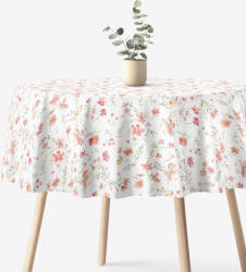 Goldea față de masă decorativă valencia - flori de câmp - rotundă Ø 120 cm Fata de masa