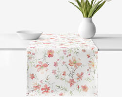 Goldea napron de masă decorativ valencia - flori de câmp 50x140 cm