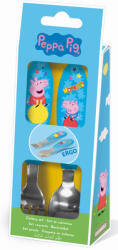  Peppa malac Hooray fém ergo evőeszköz készlet - 2 darabos - almodjotthont