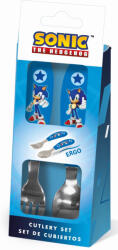  Sonic a sündisznó Speed fém ergo evőeszköz készlet - 2 darabos - almodjotthont