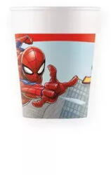  Pókember Crime Fighter papír pohár 8 db-os 200 ml FSC (PNN93864)