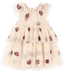 Konges Sløjd gyerek ruha FAYETTE DRESS bézs, mini, harang alakú, KS102425 - bézs 110-116