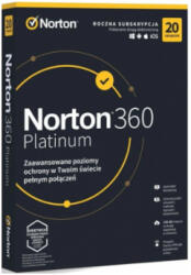 Symantec Norton 360 Platinum 20 eszköz, 1 év