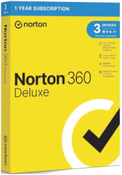 Symantec Norton 360 Deluxe 25 GB 3 eszköz, 1 év