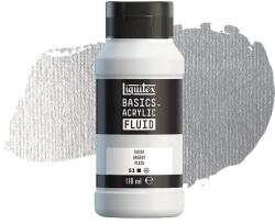 Liquitex Basics Fluid akrilfesték, 118 ml - 052, silver
