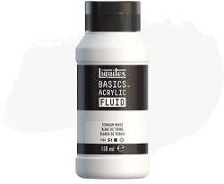 Liquitex Basics Fluid akrilfesték, 118 ml - 432, titanium white