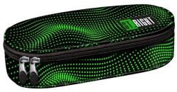St. Majewski Penar borseta 1 compartiment, 1 extensie, oval, Majewski, Colectia Green Halftone 2025, PC-01, 20.5x9.5x5 cm (5903235680984) Penar