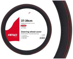 AMiO Husa volan cusatura rosie SWC-01-M (37-39cm) FAVLine Selection (AM01355)