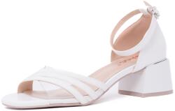 PASS Collection Sandale dama din piele naturala, PASS Collection, 8VH2442-V1027 13-N, alb