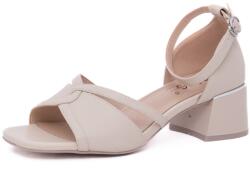 PASS Collection Sandale dama din piele naturala, PASS Collection, 8VH2442-V1025 52-N, crem