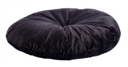 Bizzotto Set 4 perne podea catifea neagra Artemis 90 cm (0463715)