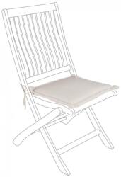 Bizzotto Set 4 perne scaun textil crem 42x42x3 cm (0805607)