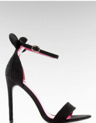 Inello Sandale cu toc Inello, Model 84733, Negru