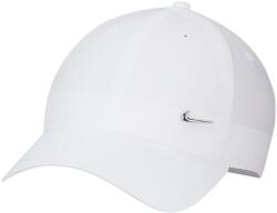 Nike Dri-Fit Club Unstructured Metal Swoosh Cap - Alb