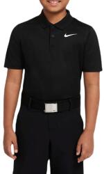 Nike Boys Dri-Fit Victory Golf Polo - black/white - Negru
