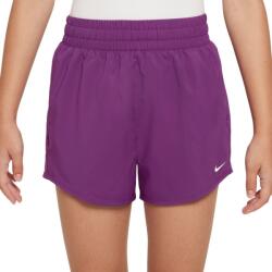 Nike Kids Dri-Fit One High-Waisted Woven Training Shorts - viotech/white - Violet