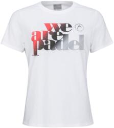 Head We Are Padel II T-Shirt - white/black - Alb