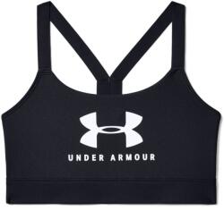 Under Armour Mid Sportstyle Graphic Sports Bra - Negru