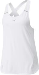 PUMA Run Cloudspun Marathon Tank - puma white - Alb
