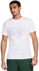 Nike Court Dri-Fit Printed T-Shirt - Alb