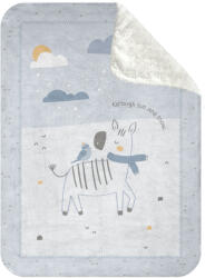 Kikka Boo Супер меко бебешко одеяло с шерпа 110/140 см Stripy Friends (31103020152)