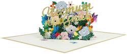 Kiriori Поздравителна картичка Kiriori Pop-up - Честит празник (12541)