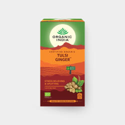 Organic India Ghimbir Tulsi BIO, 25 pungi - Organic *CZ-BIO-001 certifikát