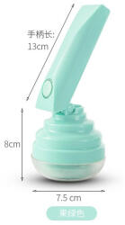 Flippy Aparat Pentru Curatat Scame, Par Si Praf, Flippy, Trimmer pentru Diferite Tipuri De Material, Cu Lame Din Otel Inoxidabil, Maner Flexibil, Incarcare Prin USB, 13x8 cm, Verde (teo-132805)
