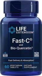 Life Extension Fast-C and Bio-Quercetin, vitamina C și quercetină, 60 de tablete